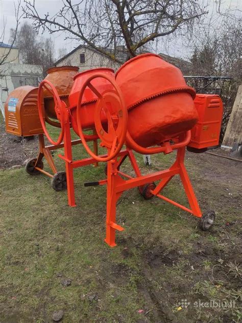 Naudotos betono maišyklės