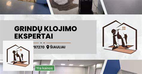 Infografika: grindų paruošimo ir klojimo žingsniai
