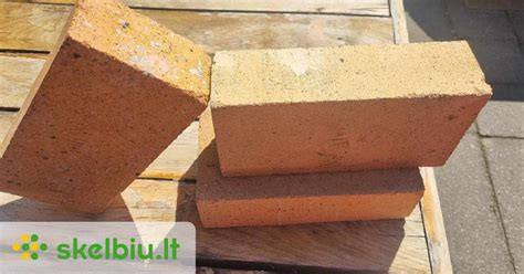šamotinės plytos konstrukcijoje