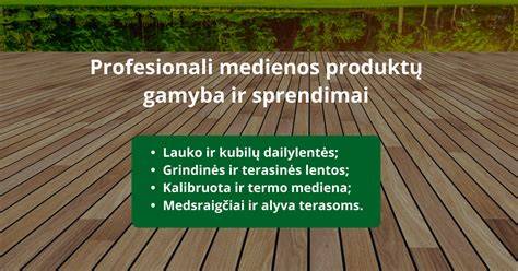 Gedrimeda medienos produktų asortimentas