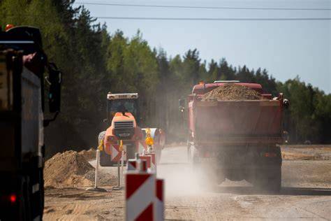 Žvyrkelių asfaltavimo eiga Prienų rajone