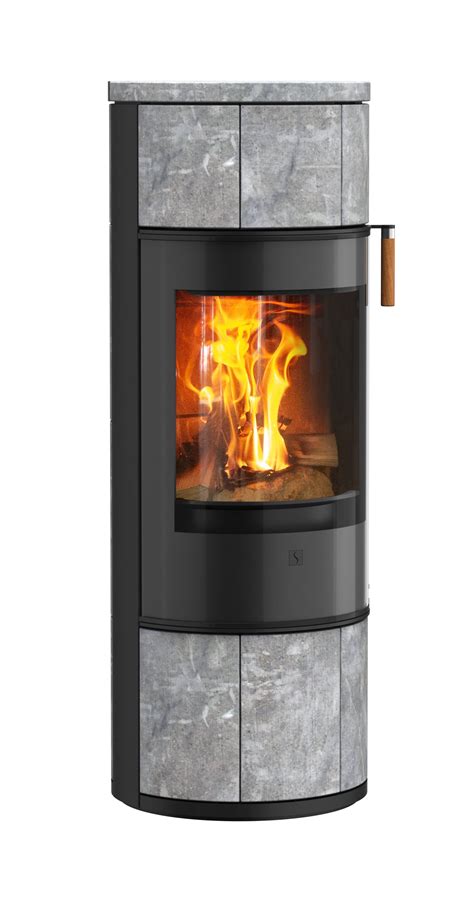 Nuotrauka: Scan 6 kW krosnelė su muilo akmens apdaila