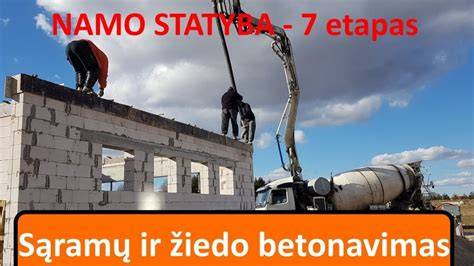 Betono užpylimo principas ir vibravimas