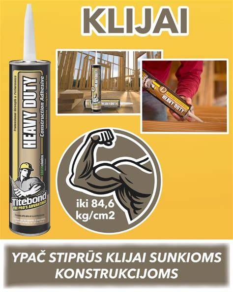 Konstrukcijų atvaizdavimas: klijai ir jų klasės EN 12004
