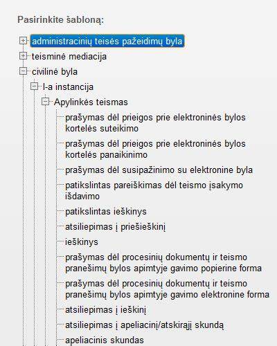 Teikiamų PE jungčių pavyzdžiai