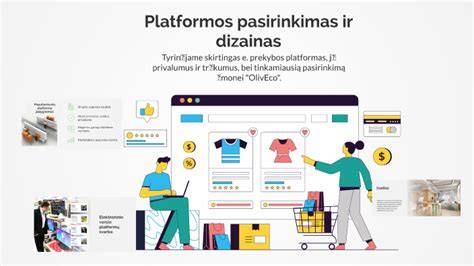 Tavonamu.lt platformos vizualizacija ir produktų pasirinkimas