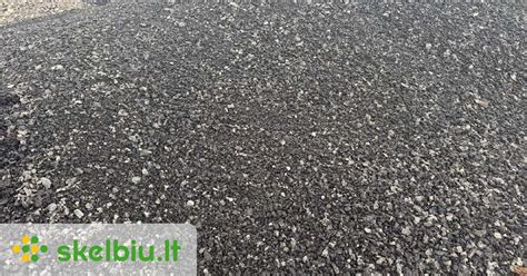 Skirtingų dangų schema: asfaltas, trinkelės, žvyras