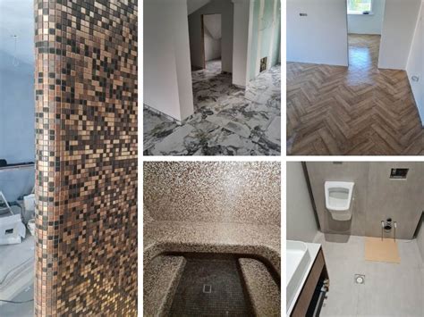 Apdailos plytelių klojimo procesas