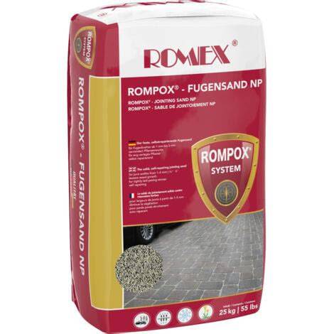 Pavyzdinis ryšys su ROMEX Fugensand įrengimo procesu ir trinkelių įrengimo etapai