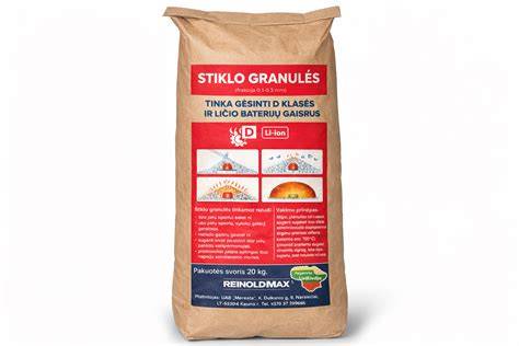 perdirbto stiklo drožlės betone