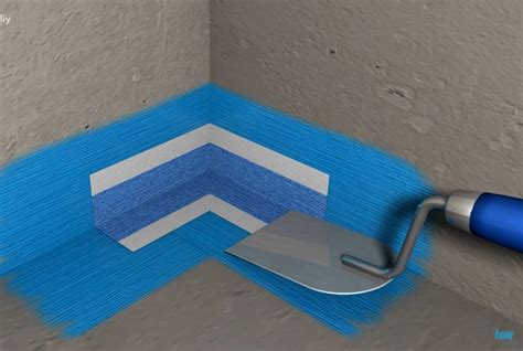 sienų hidroizoliavimas mentele