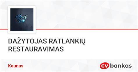Infografika: Ratlankių restauravimo žingsniai