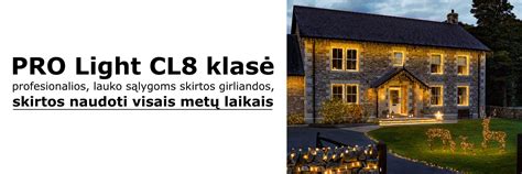 Kalėdinių LED girliandų pasirinkimas lauko sąlygoms