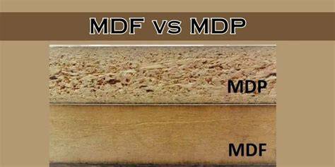 Skaitmeninė lentelė: MDF vs MDP charakteristikos