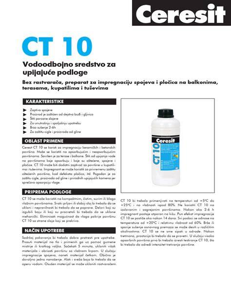Infografika: CERESIT CT 10 impregenavimo procesas