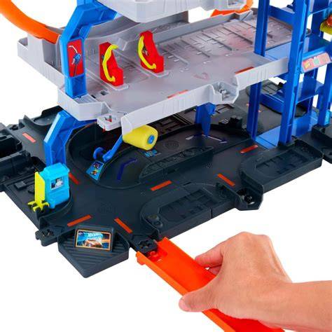 Didelis Hot Wheels garažas su liftu