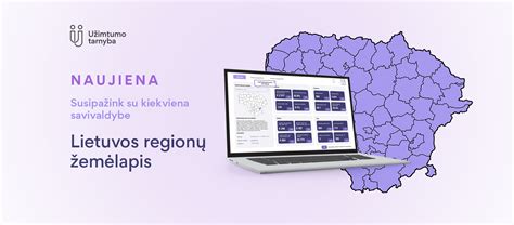 Darbo pasiūlymų žemėlapis