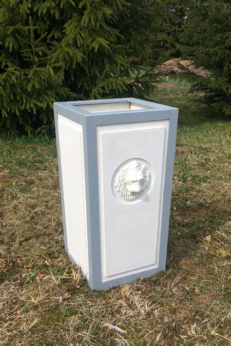 betoninės vazos gamyba su forma