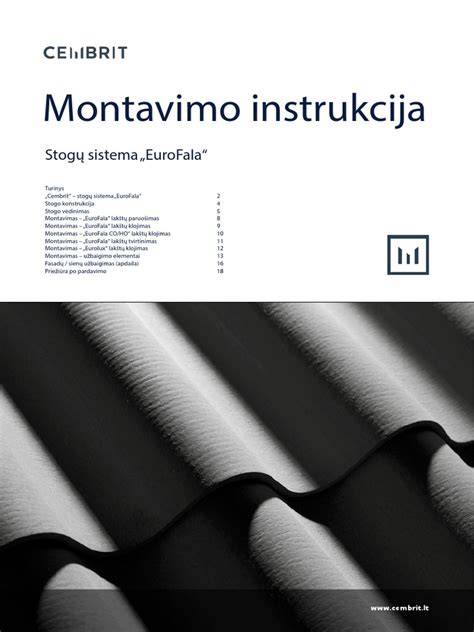Infografika: EUROFALA montavimo žingsniai
