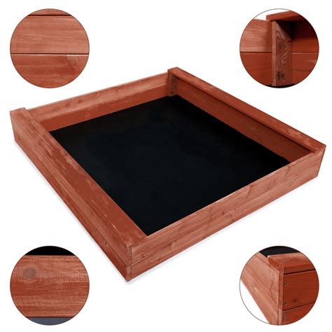 Medinė smėlio dėžė vaikams