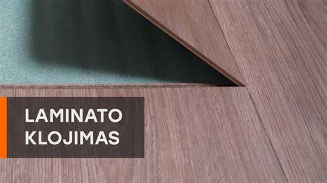 Infografika: Laminato klojimo eiga