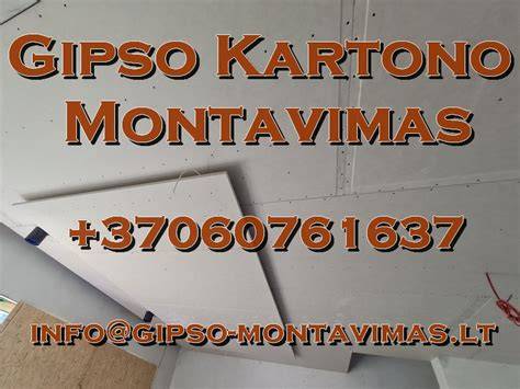 Kokybės principai gipso kartono montavime