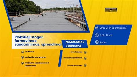 Plokščio stogo nuolydžių formavimas