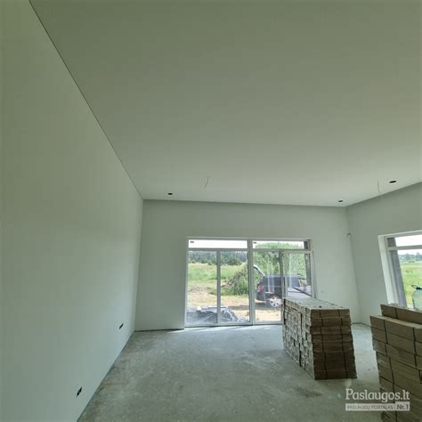 Glaistymo ir armavimo darbų eiga