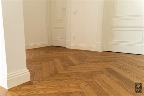 Herringbone raštas parketlentėse