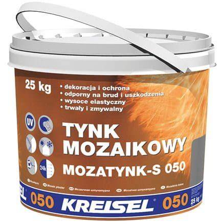 Mozaikinis tinkas KREISEL 050 spalvų paletė ir grindų/fasado sprendimai
