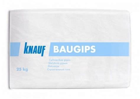 Knauf Baugips maišymo ir užtepimo procesas