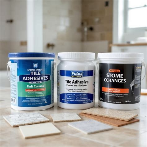 Įvairių tipų klijų pavyzdžiai