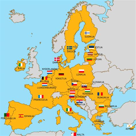 Europos Sąjungos medienos pramonės žemėlapis
