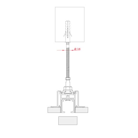 Tvirtinimo varžtų išdėstymas