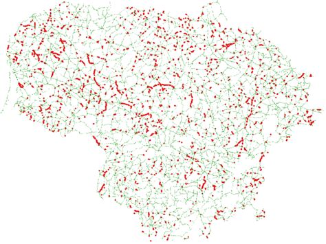 Stogo dangų sandėlio ir logistikos žemėlapis