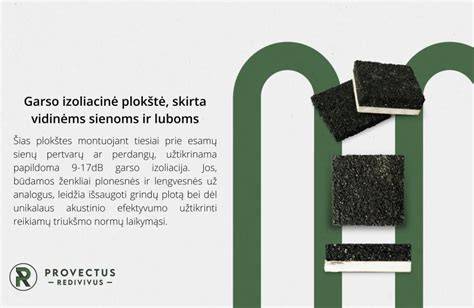 Garso izoliacijos medžiagų spektras infografika