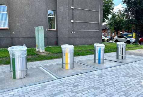 Modernios požeminės atliekų surinkimo aikštelės