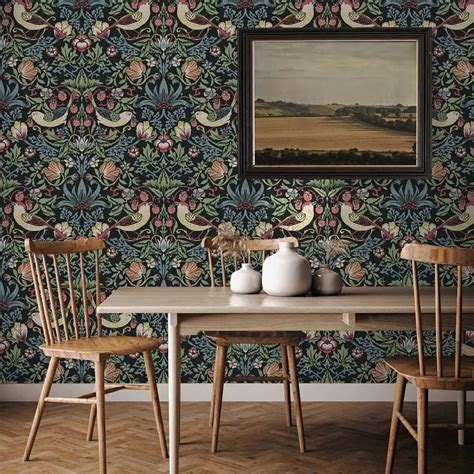 Pavyzdžiai flizelino tapetų su įvairiais raštais