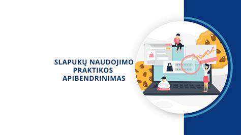 Infografika: Duomenų tvarkymo grandinė ir slapukų naudojimo etapai