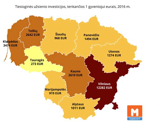 Mapa: Estijos miškų plotai ir jų regionų pasiskirstymas