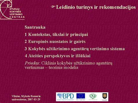 Matmenys ir nuolydžių rekomendacijos (santrauka)