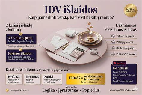 Infografika: VL vs IDV mokesčių schema