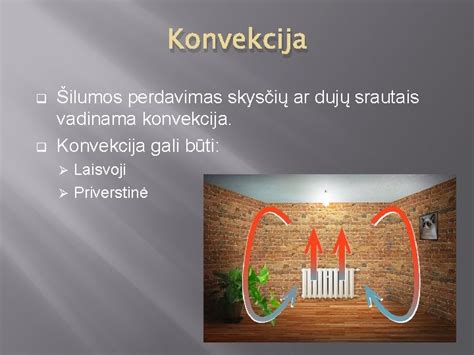 Šilumos perdavimas spinduliavimu ir konvekcija