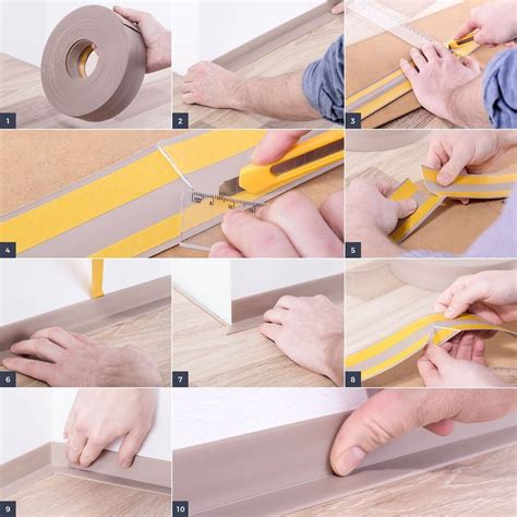 PVC grindjuostės montavimas