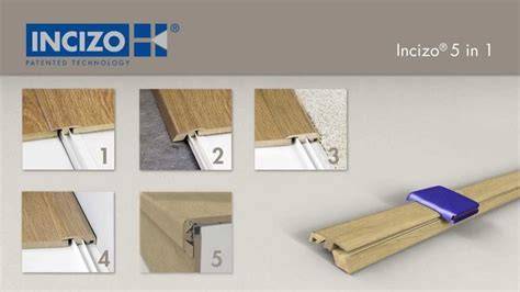 Laminate profile INCIZO schemos vizualizacija