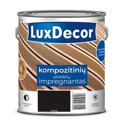 Luxdecor impregnantas pavyzdžio spalvos pavyzdys