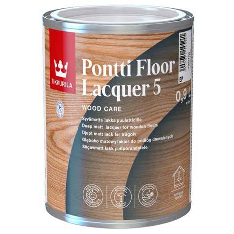 Pontti Floor Lacquer 5 charakteristikos