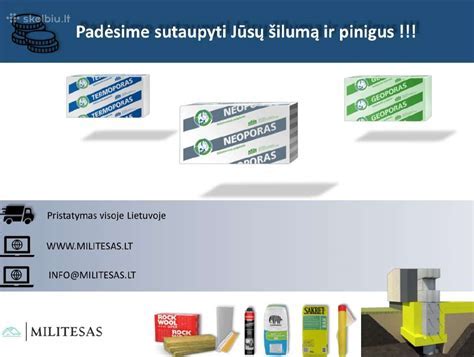 Infografika: tarpo šiltinimo principai ir medžiagų pasirinkimas