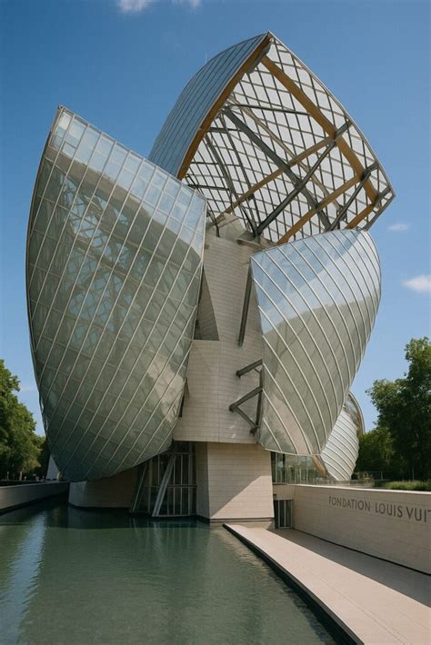 Fondation Louis Vuitton fasadas - stilius ir technologija
