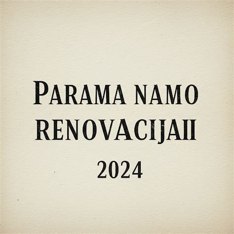 Infografika: renovacijos etapai ir parama